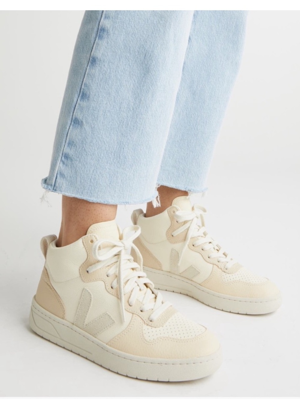 Veja V15 High Top Sneakers Cashew Multicolor W9